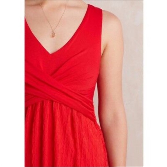 Anthropologie Amadi NWT Red Dress - Picture 3 of 9